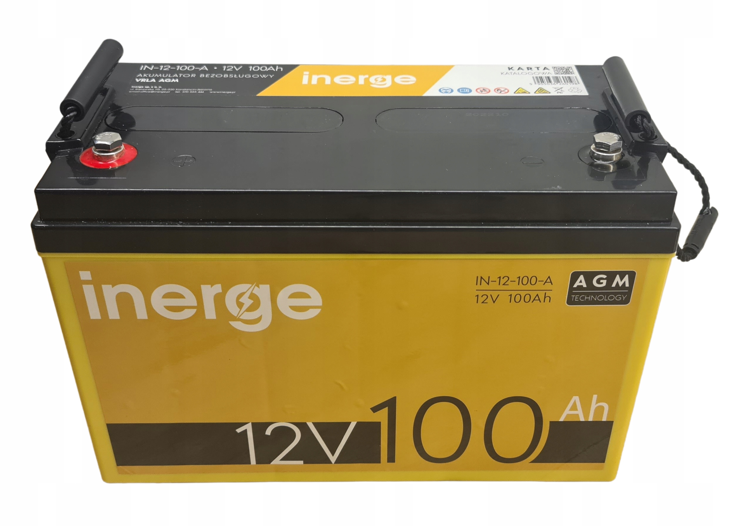 VRLA AGM 12V/100Ah KING - Батарея АГМ 12В 100ах для бесперебойного ...