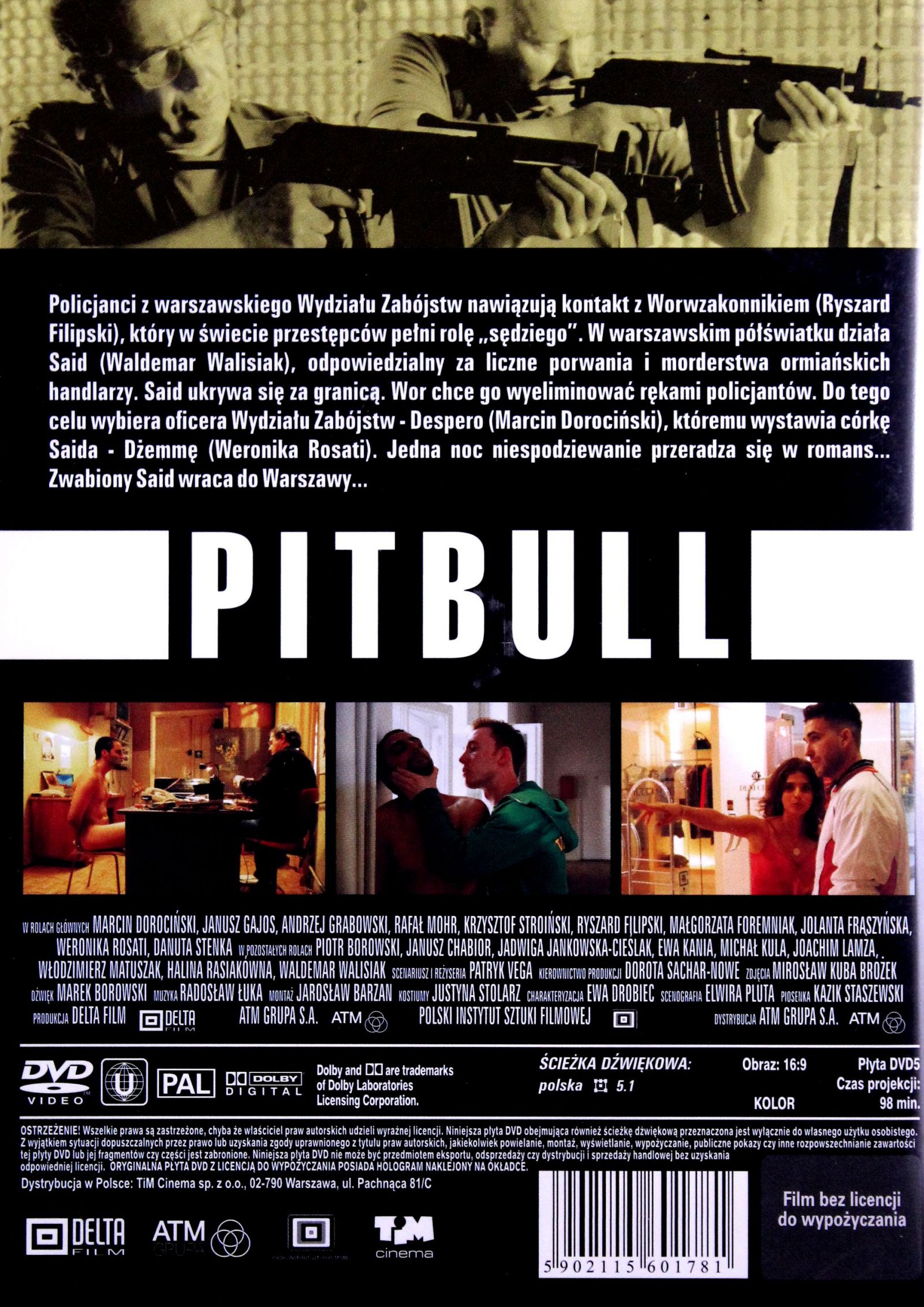PITBULL (DVD) Stan opakowania oryginalne