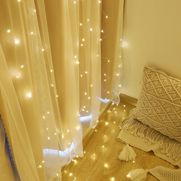

kurtyna świetlna Led 2x2m na Baterie + pilot