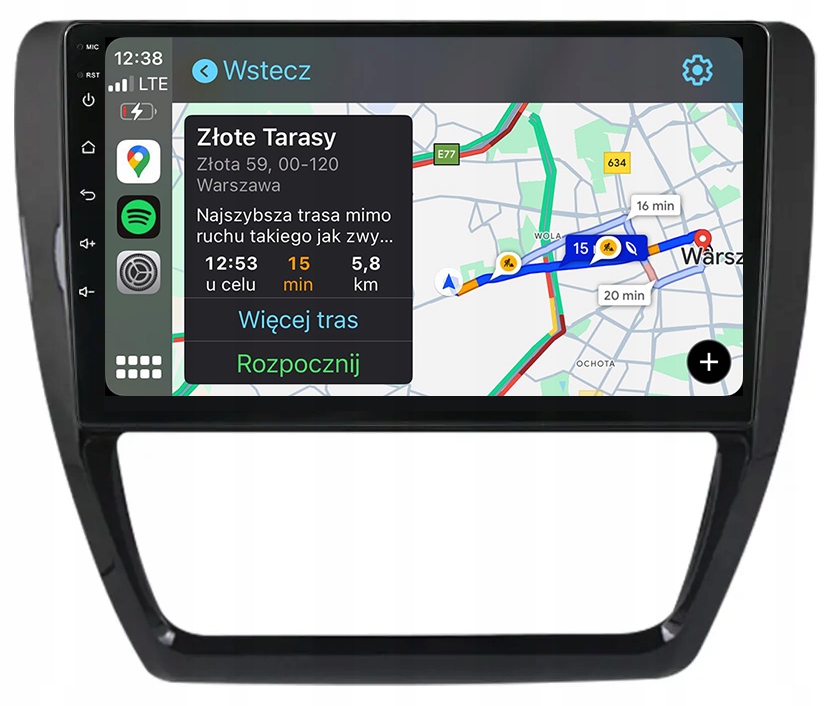Volkswagen Jetta A6 2010-2018 Radio Navigace Carplay Android Mapy