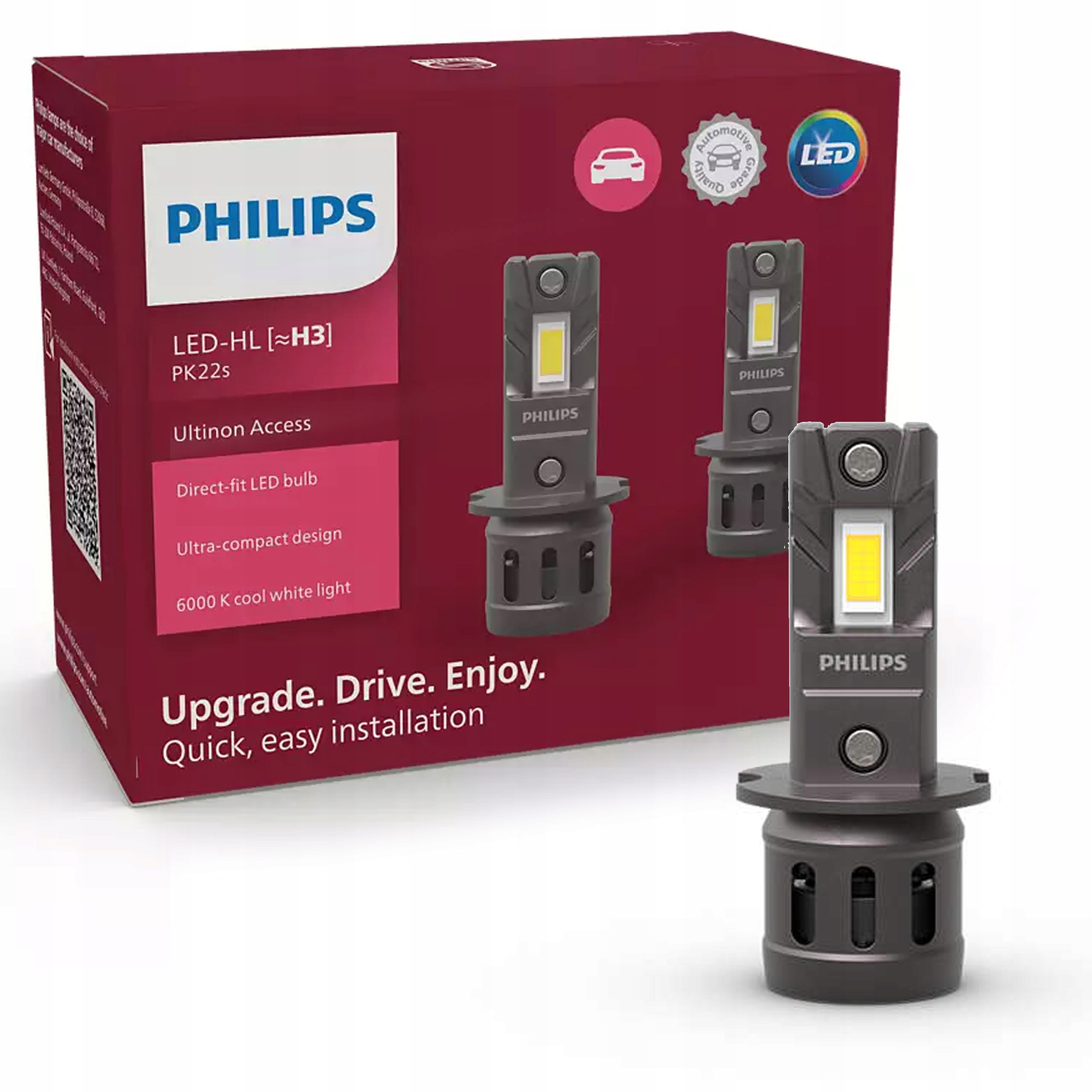 Philips Led žárovky Ultinon Access UA2500 H3 12V