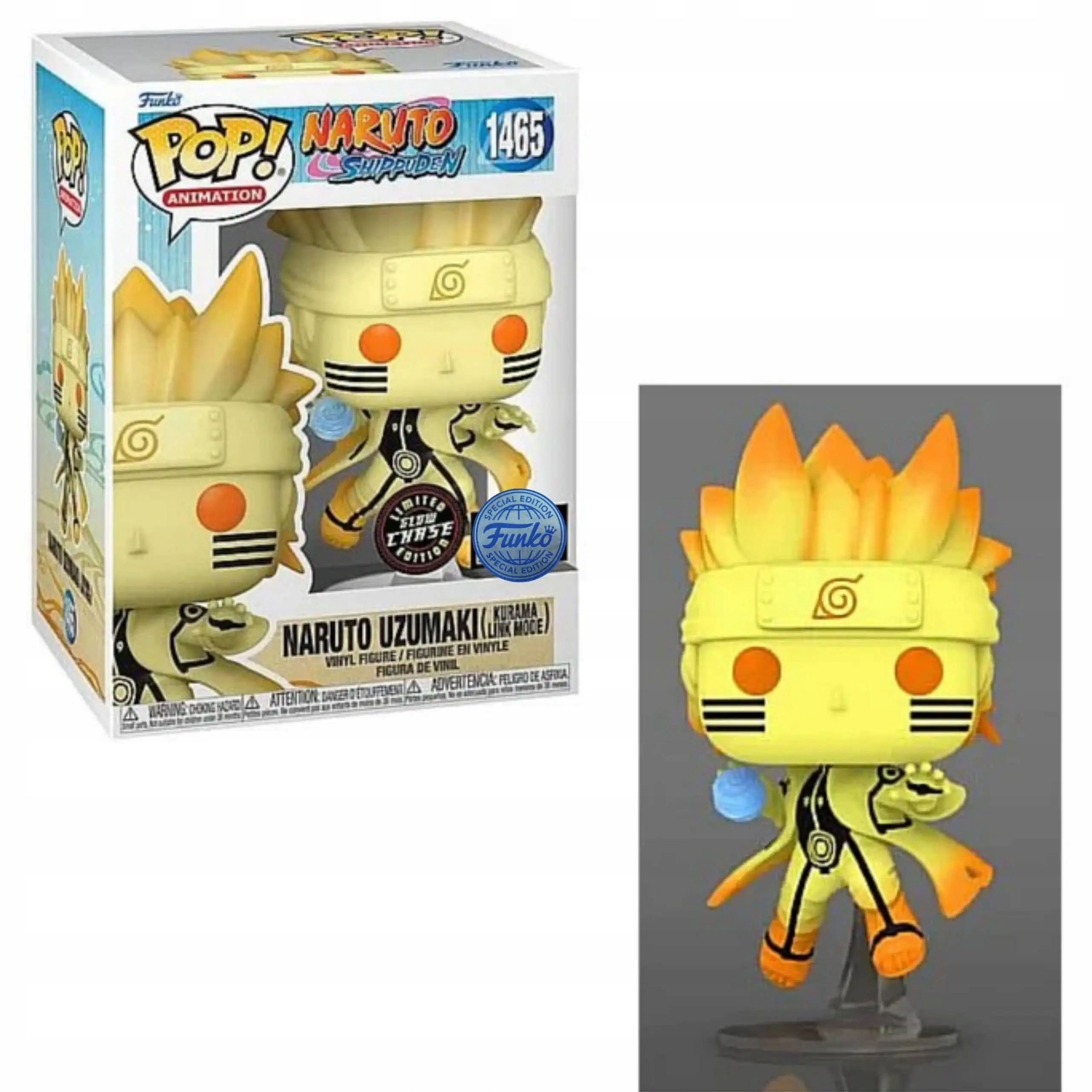 Funko Pop! Animation Shippuden Naruto Uzumaki Exclusive (1465) Chase