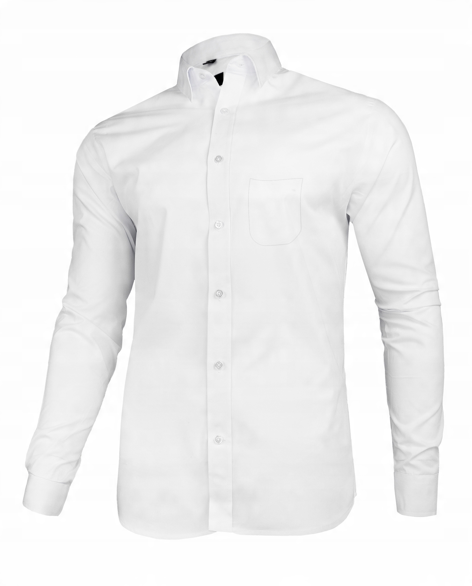 

Biała Koszula Męska Regular Rozmiar M L XL XXL