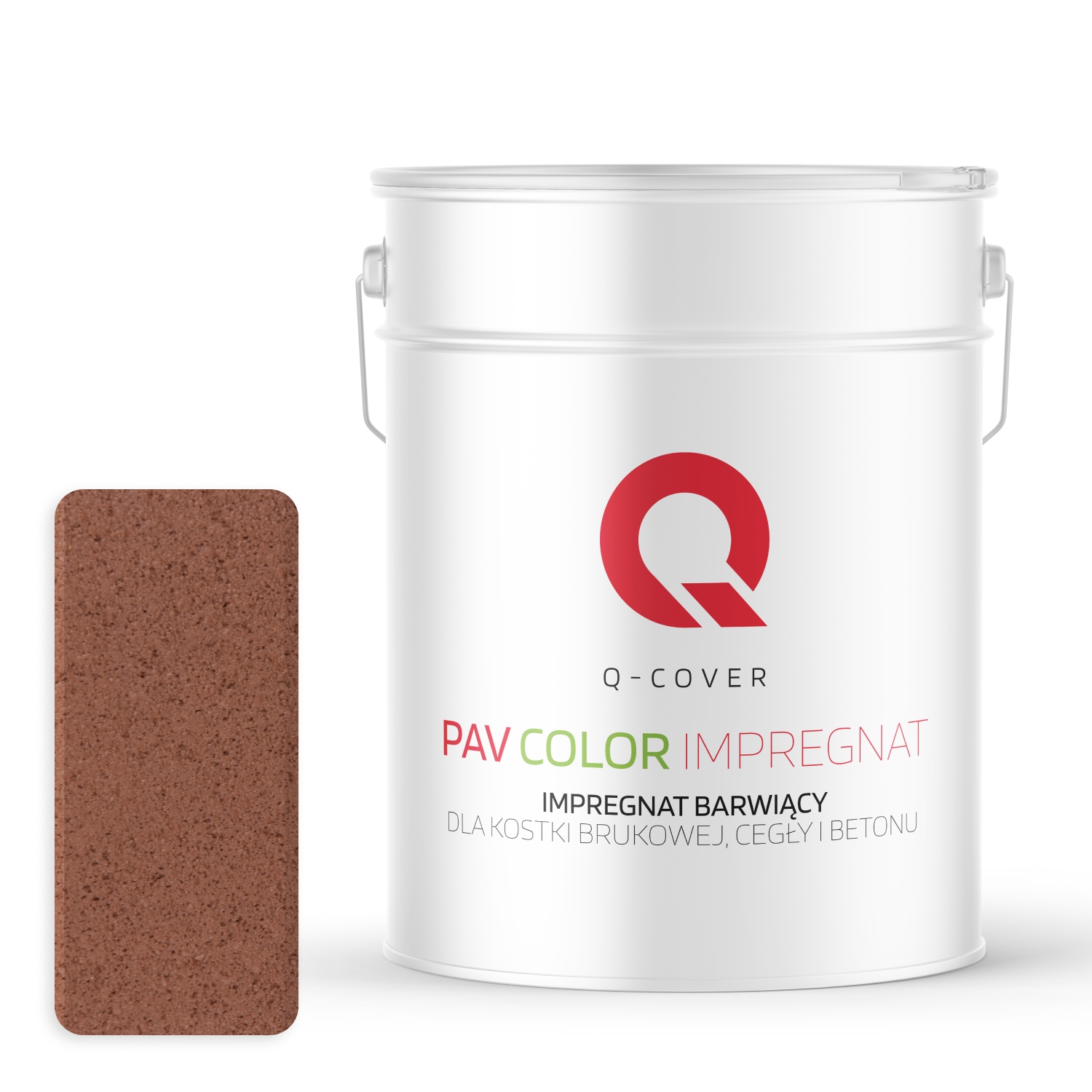 Barvící Impregnát Pro Dlažební Kostky Z Cihel Betonu, Cihlová Barva 8004 10 L