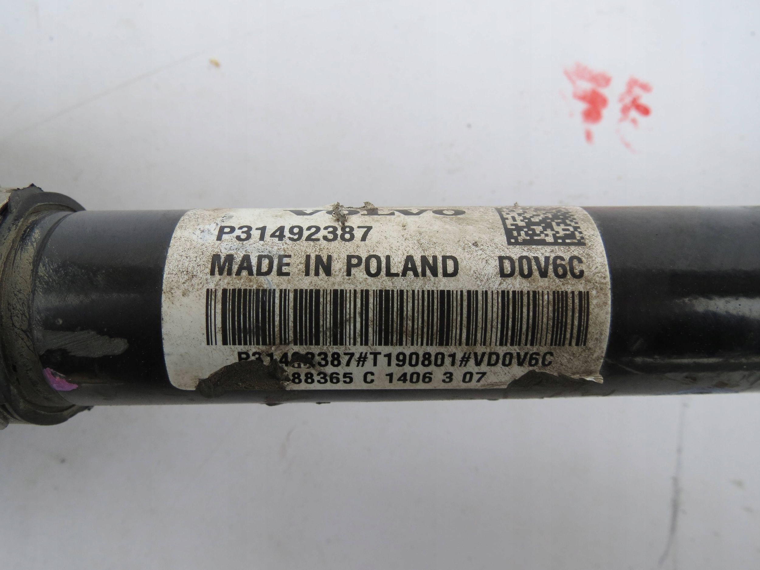 semi-axis PERZOD VOLVO S90 V90 T8 HYBRYDA 31492387