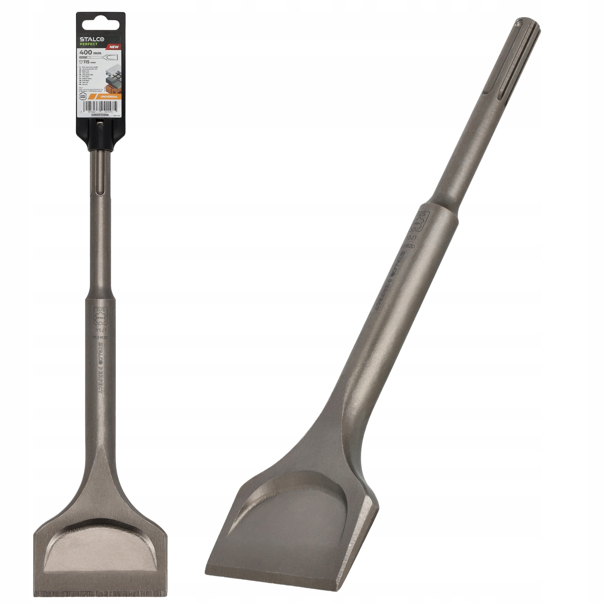 Široké Samoostřící Dláto Sds Max 115 X 400 MM Pro Betonu Kamene Stalco