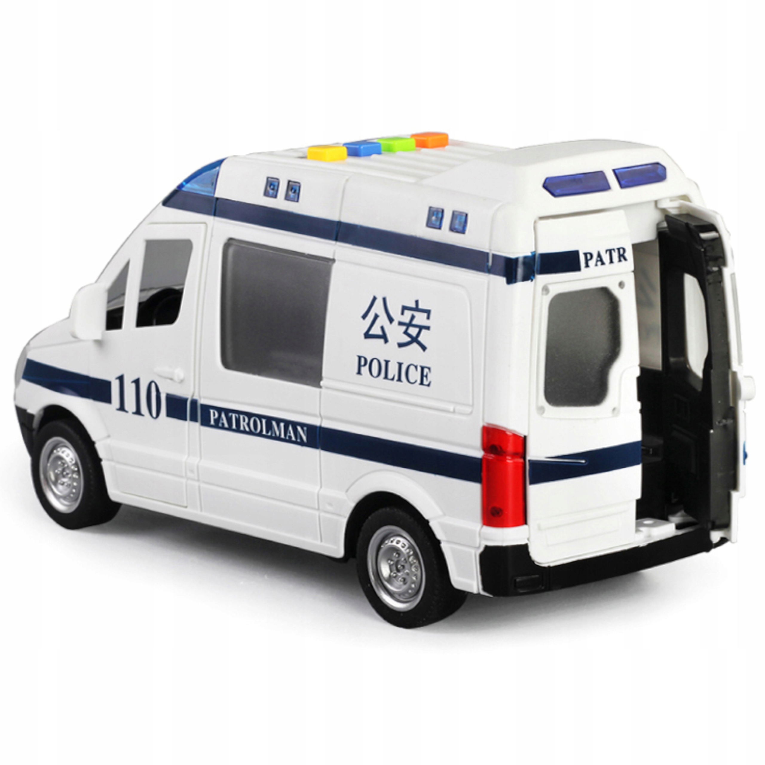 Auto radiowóz Policja otwierane drzwi 1:16 WY590BP Kod producenta WY590BP