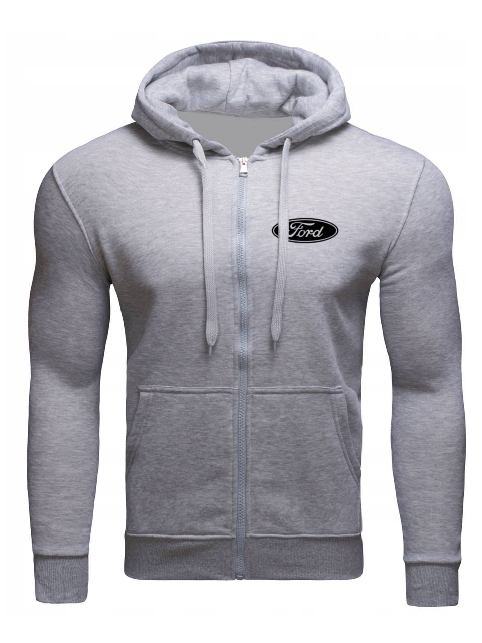 

Bluza Rozpinana Ford Bawełniana Szara M