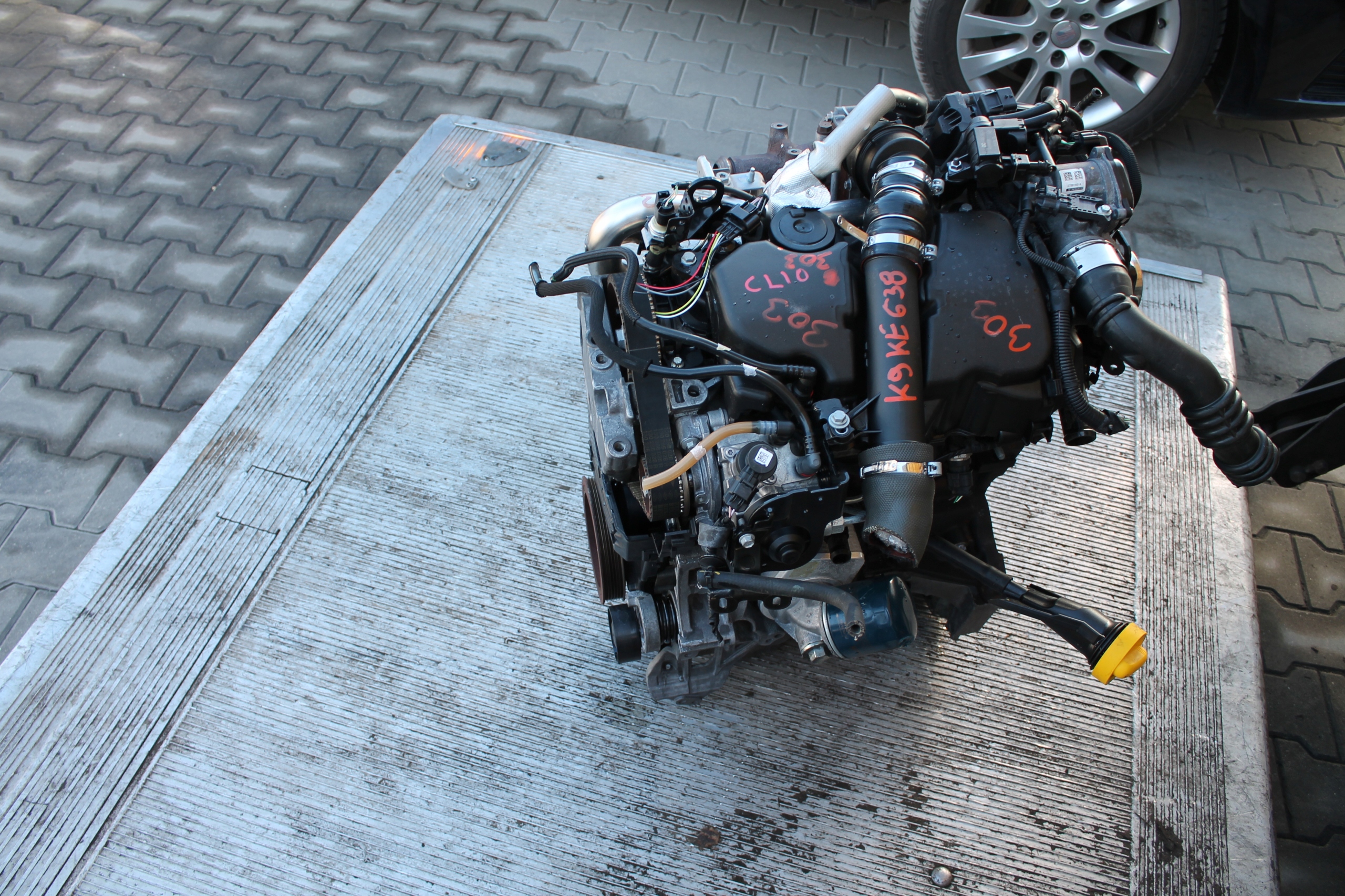 engine complete RENAULT 1,5 DCI K9KE638 30 TYSKM