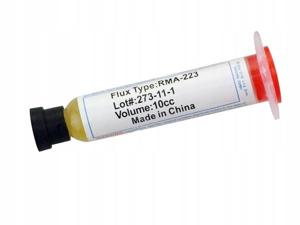Topnik w żelu FLUX RMA 223 10cc do SMT