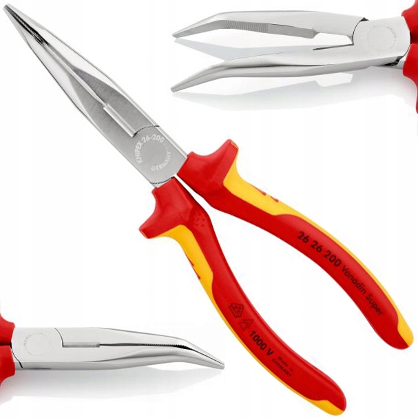 

Knipex Szczypce Izolowane Półokrągłe Wygięte Vde