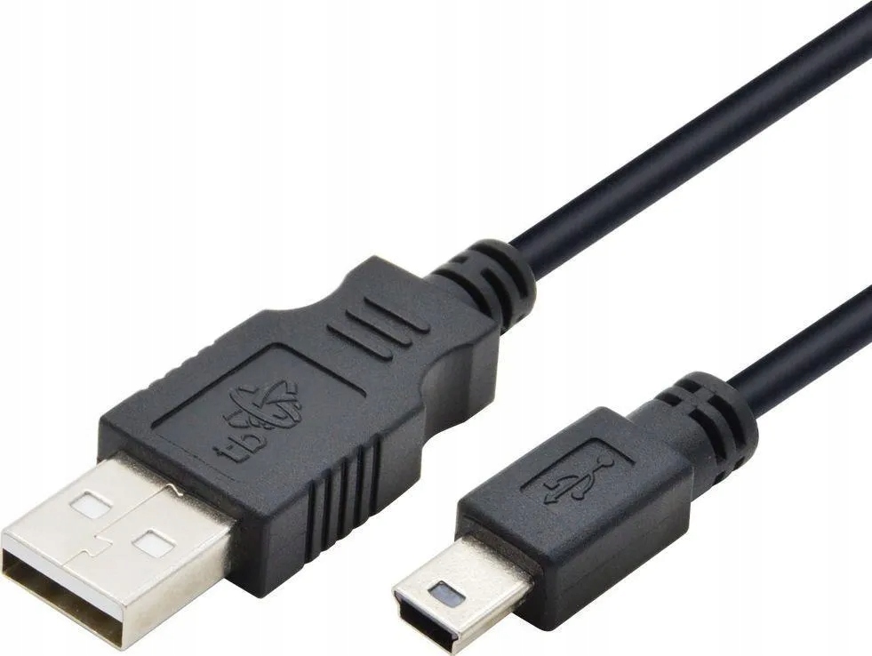 Kabel Deltaco USB 2.0 Typ A - Typ Mini B 0,5m