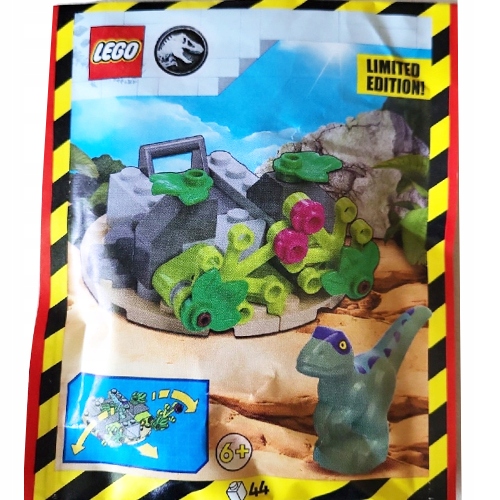 Lego Jurassic World 122406, kryjówka raptora