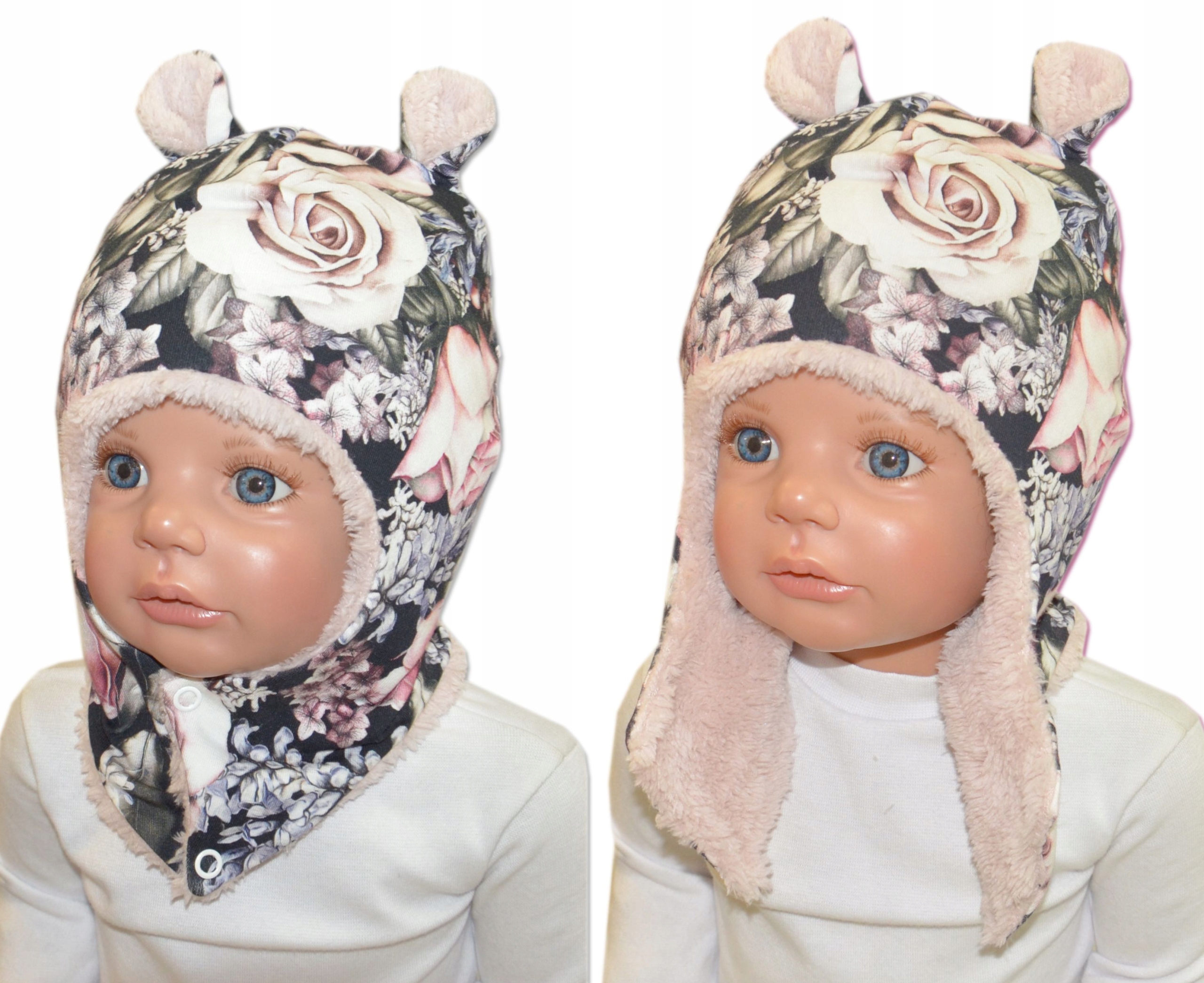 

Zimowa czapka kominiarka 50-53cm radość czarna