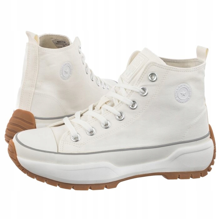 Boty Tenisky nad kotník Dámské Big Star Bílé NN274159 101