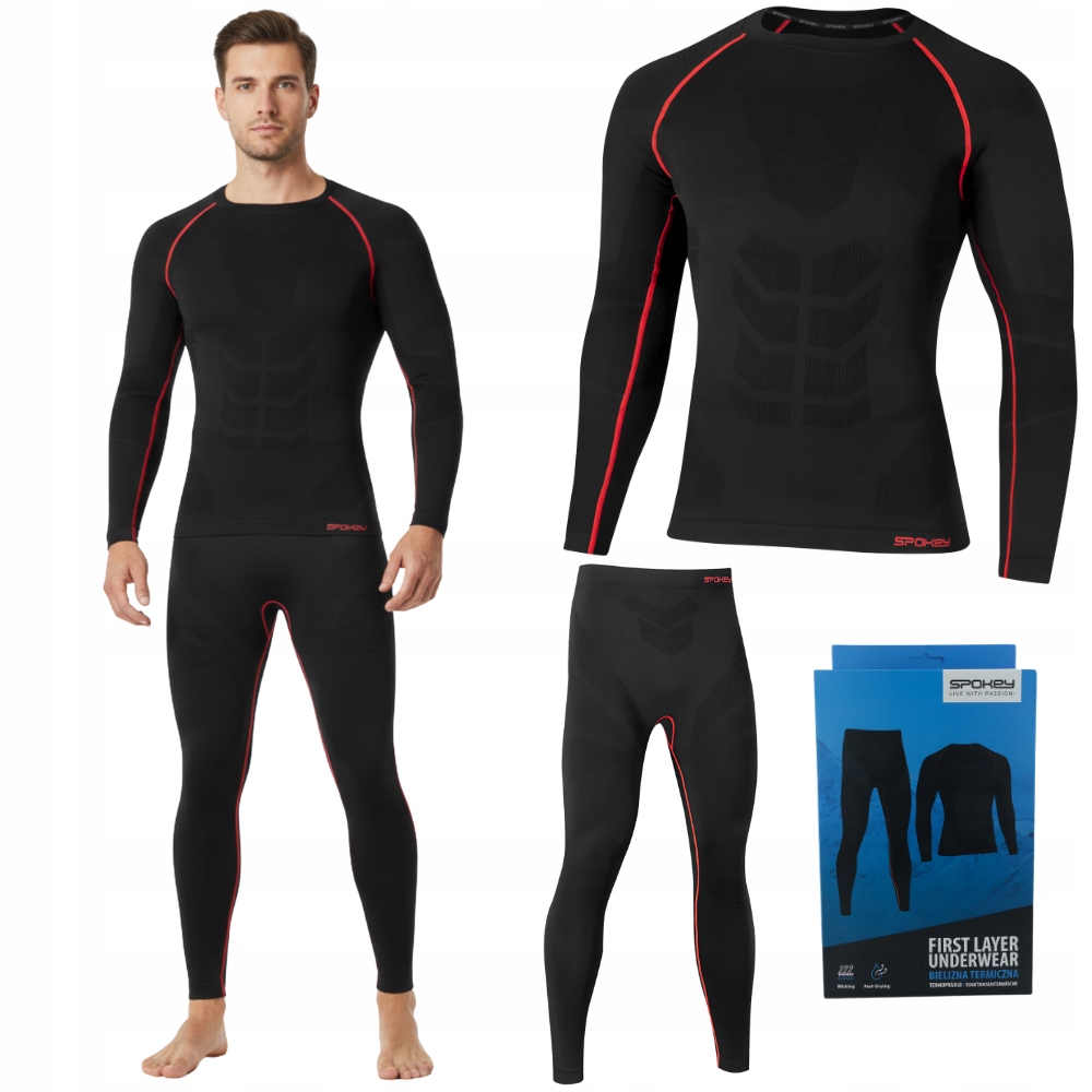 Pánské spodní prádlo Termoaktivní termoaktivní termo tričko kalhoty XL/XXL