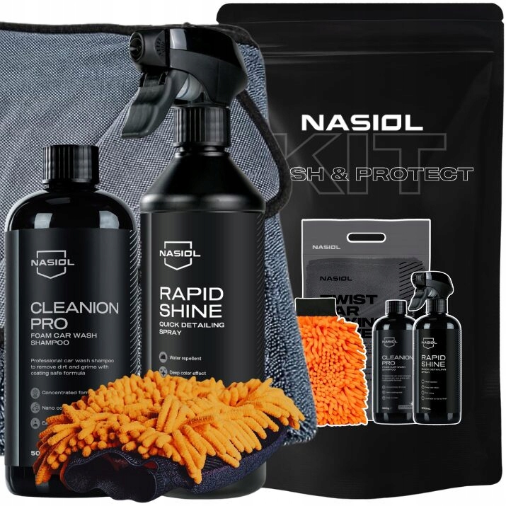 Nasiol Wash&Protect Kit Pokročilý set na umývanie a keramickú ochranu
