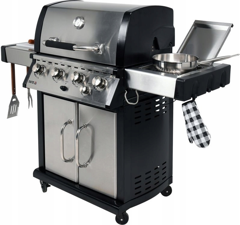 

Grill Gazowy Yato 4+1 Stal Nierdzewna 17,5 Kw