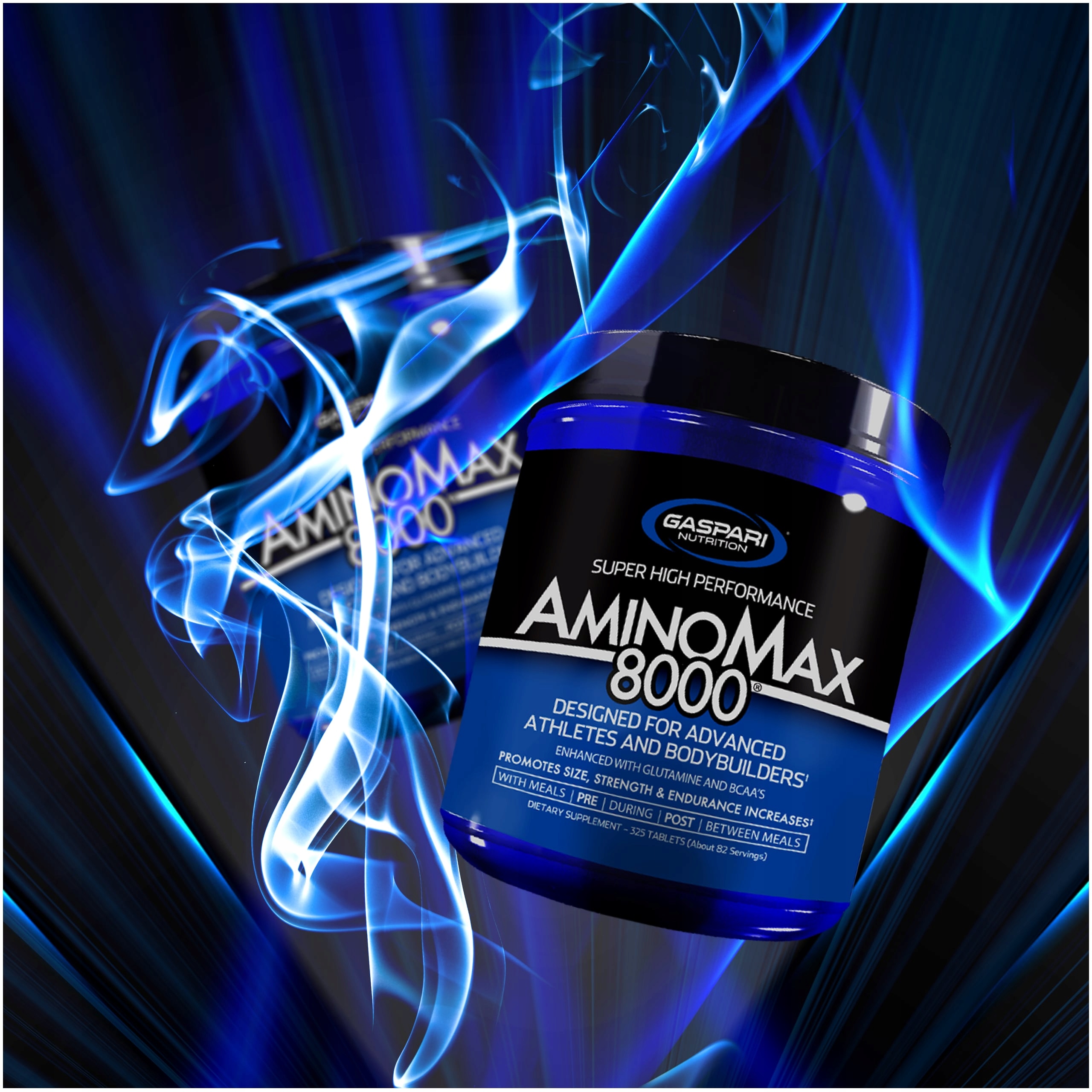 GASPARI AMINO MAX 8000 325tab MOCNE AMINOKWASY USA Forma tabletki