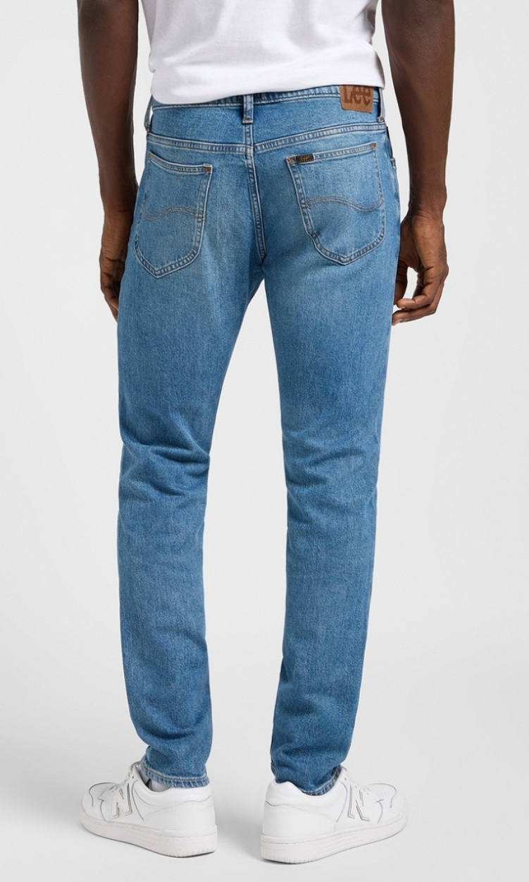 Lee RIDER Summer Fun lekko dopasowane cienkie spodnie jeansowe W31 L30 Model Rider