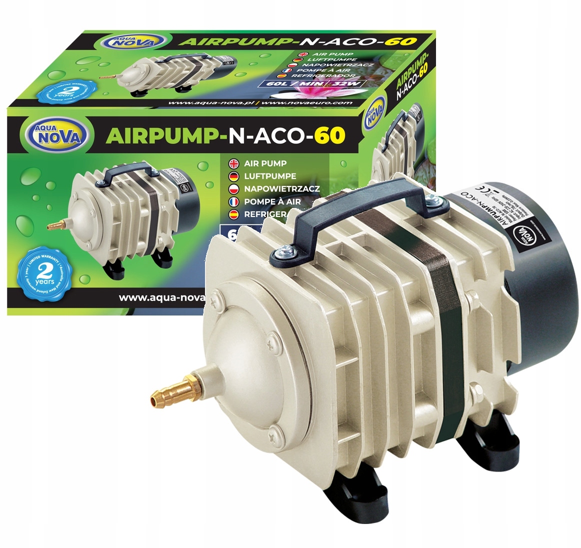 Aqua Nova N-ACO-60 čerpadlo provzdušňovač 3600 l/h
