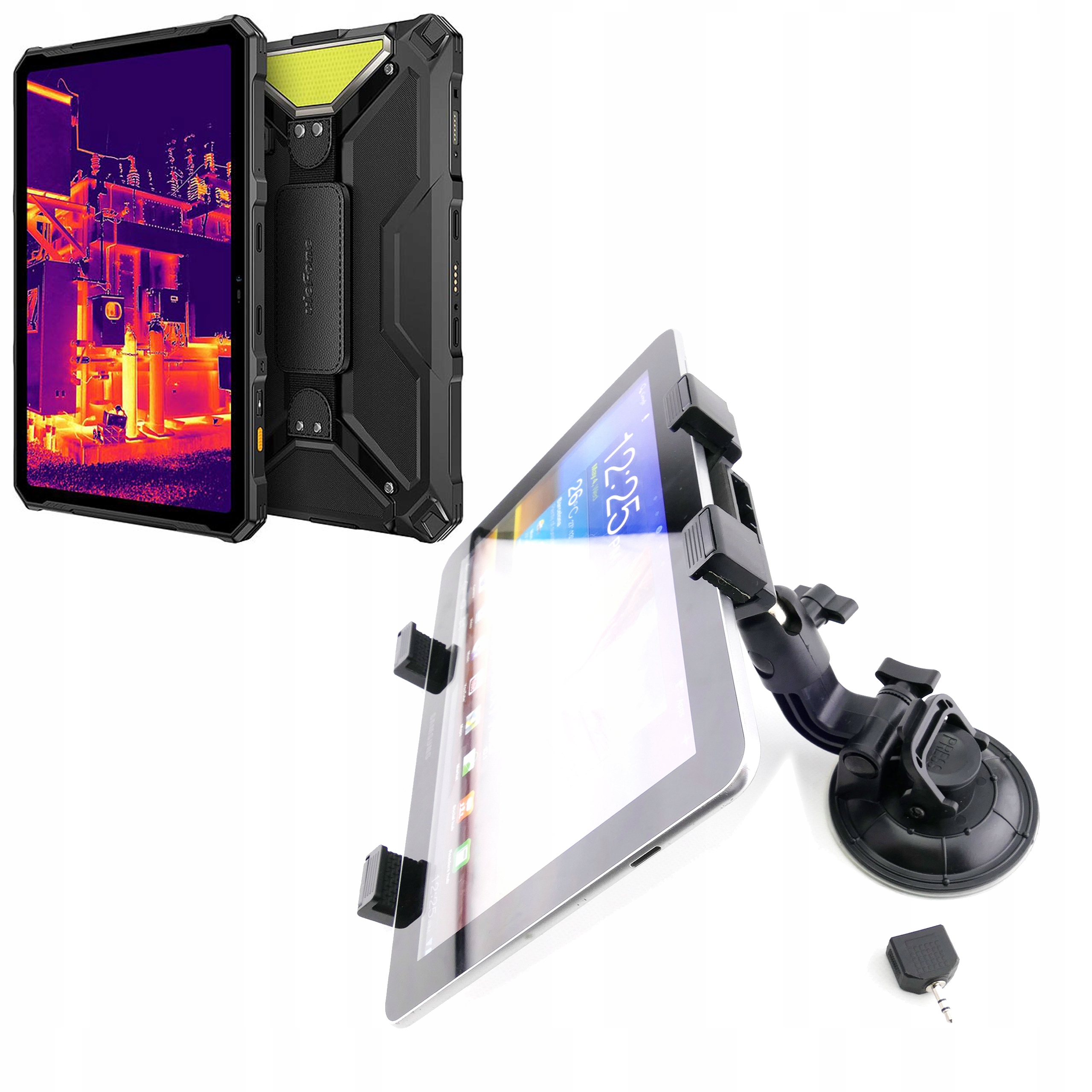 Uchwyt na szybę 7 12cali Gps do tabletu UleFone Armor Pad 4 Ultra Thermal