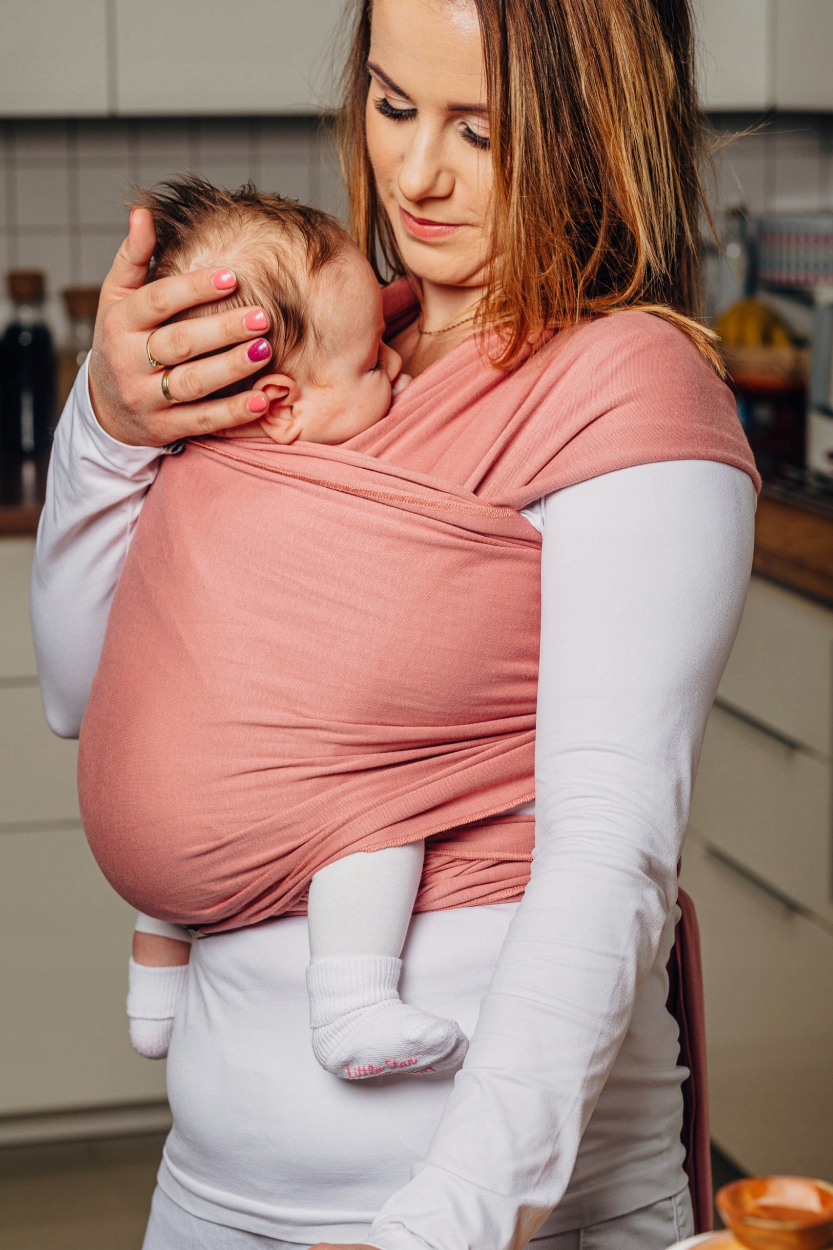 Chusta elastyczna LennyLamb - Kwarc (5 m.) Kolor Odcienie różu