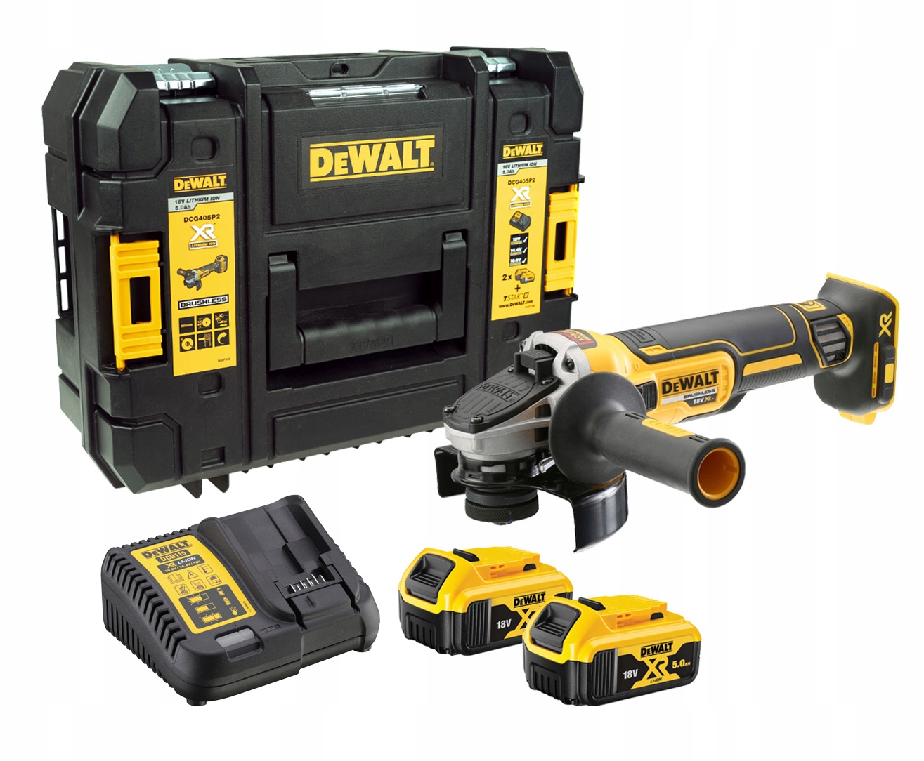 

Dewalt Szlifierka Kątowa DCG405P2 125mm 18 V