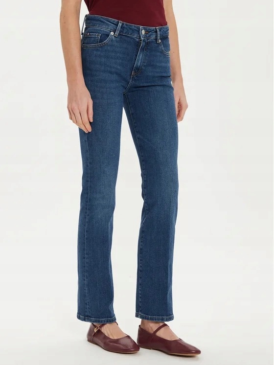 Tommy Hilfiger Džíny Úzké Nohavice Modré S Vysokým Pasem 31/30 7DA