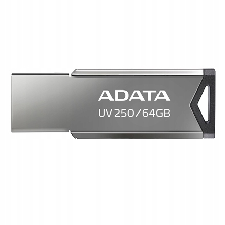 Adata UV250 16GB Fém Fekete Usb 2.0 Pendrive, Kiskereskedelmi kiszerelés Adata