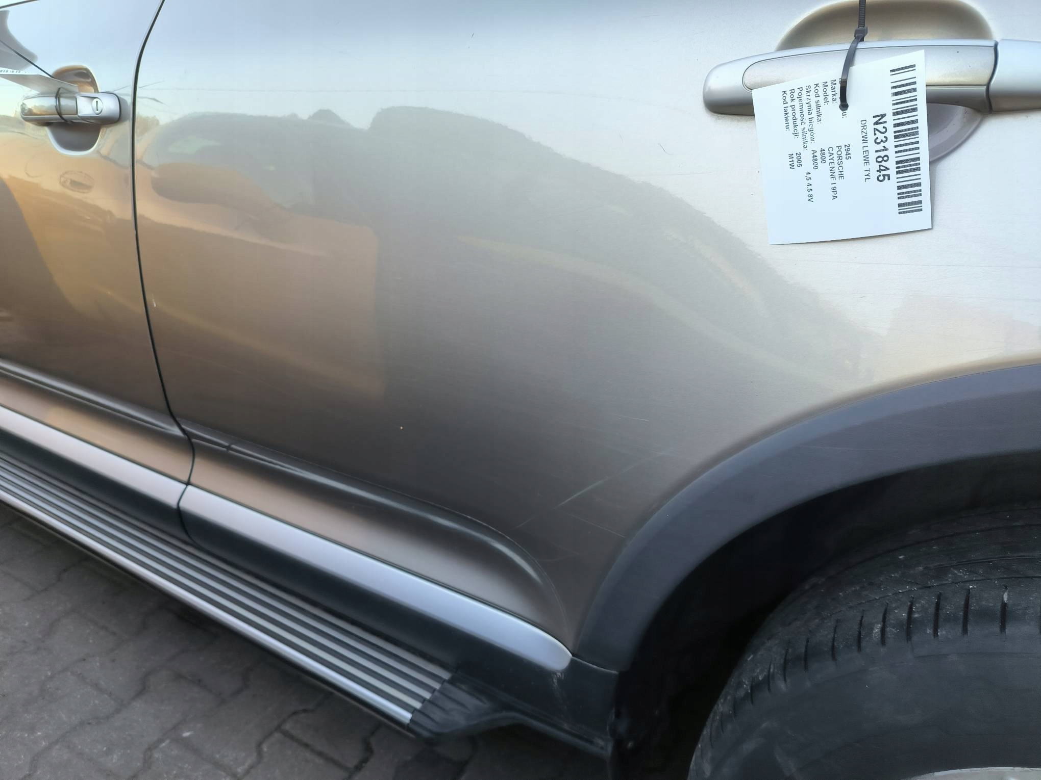 Tür links heck LM1W PORSCHE CAYENNE und 9PA