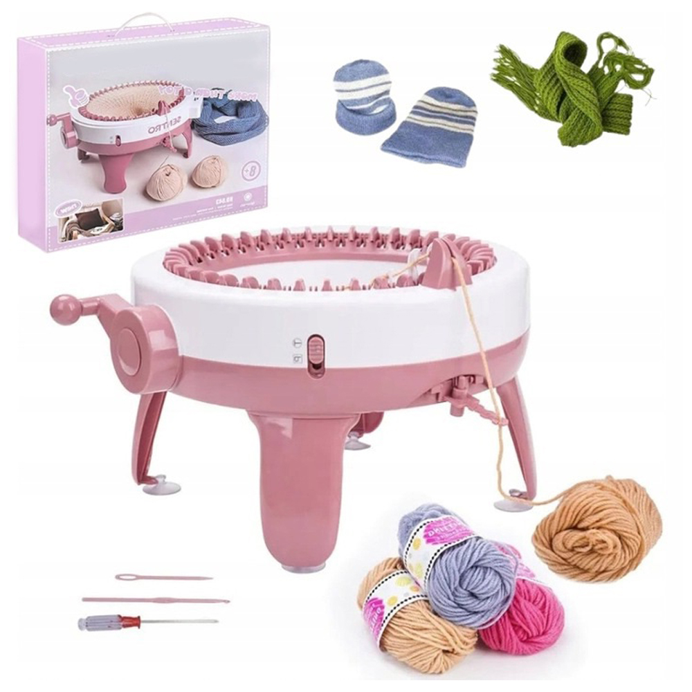 Pletací Stroj Na Háčkování Pletení Mlýnek Diy Sada 40 Jehel