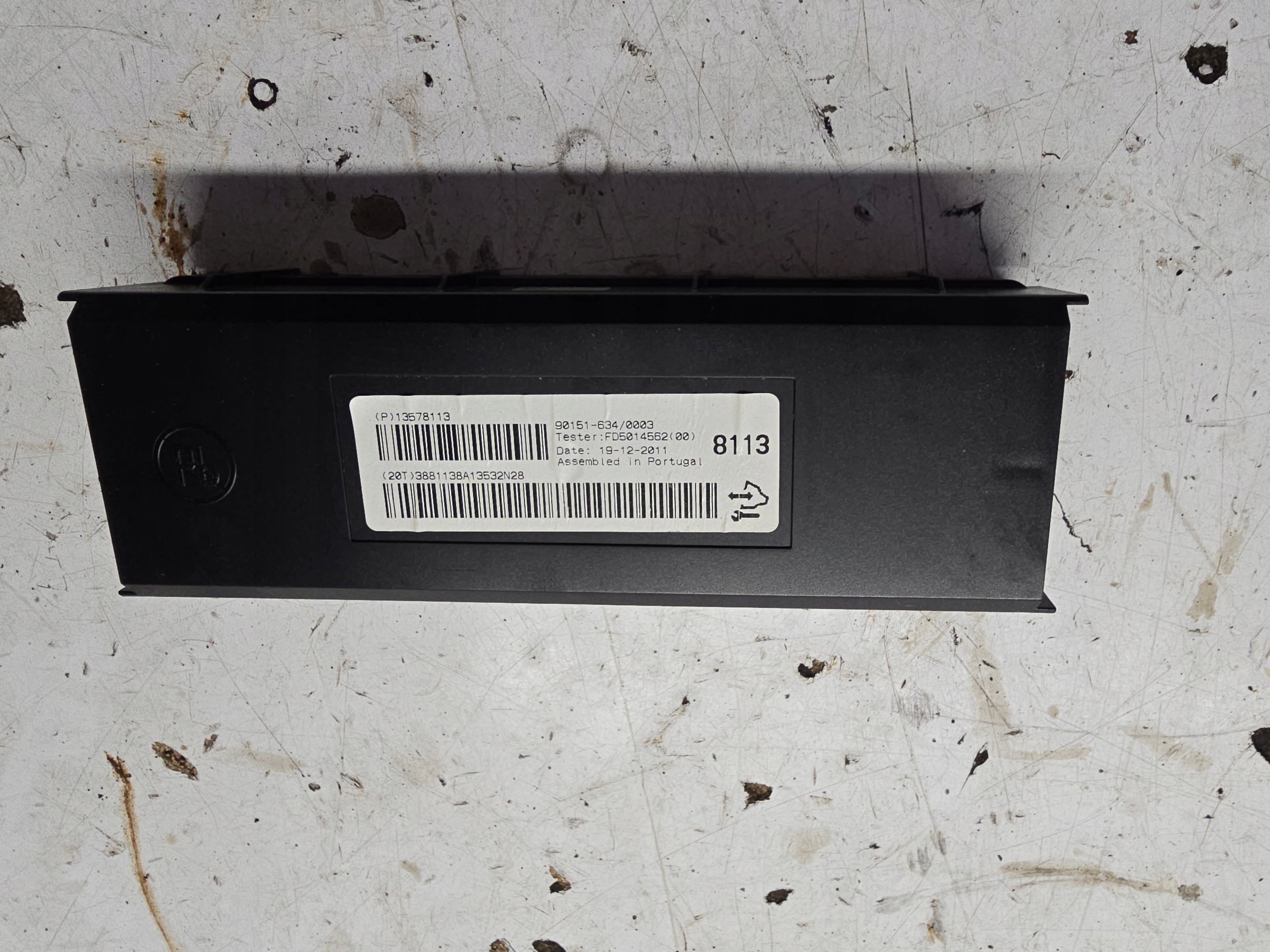 OPEL ASTRA J Module Bouches buses Climatisateur air conditionné 13578113