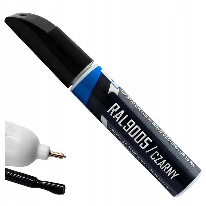 MARKER ZAPRAWKOWY CZARNY DO STALOWYCH POKRYĆ SZYBKOSCHNĄCY RAL 9005