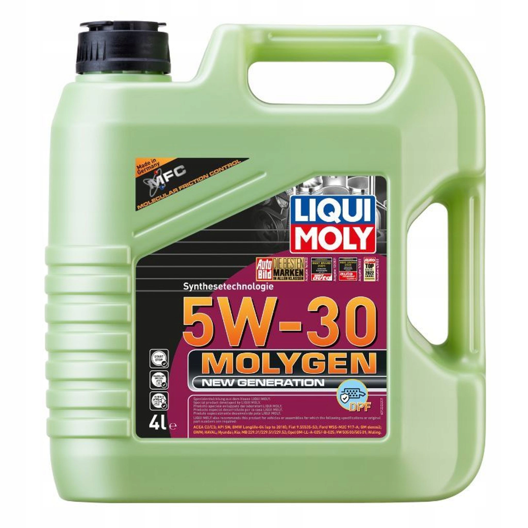 Liqui Moly 21225 Molygen New Generation 5W30 4L Dpf