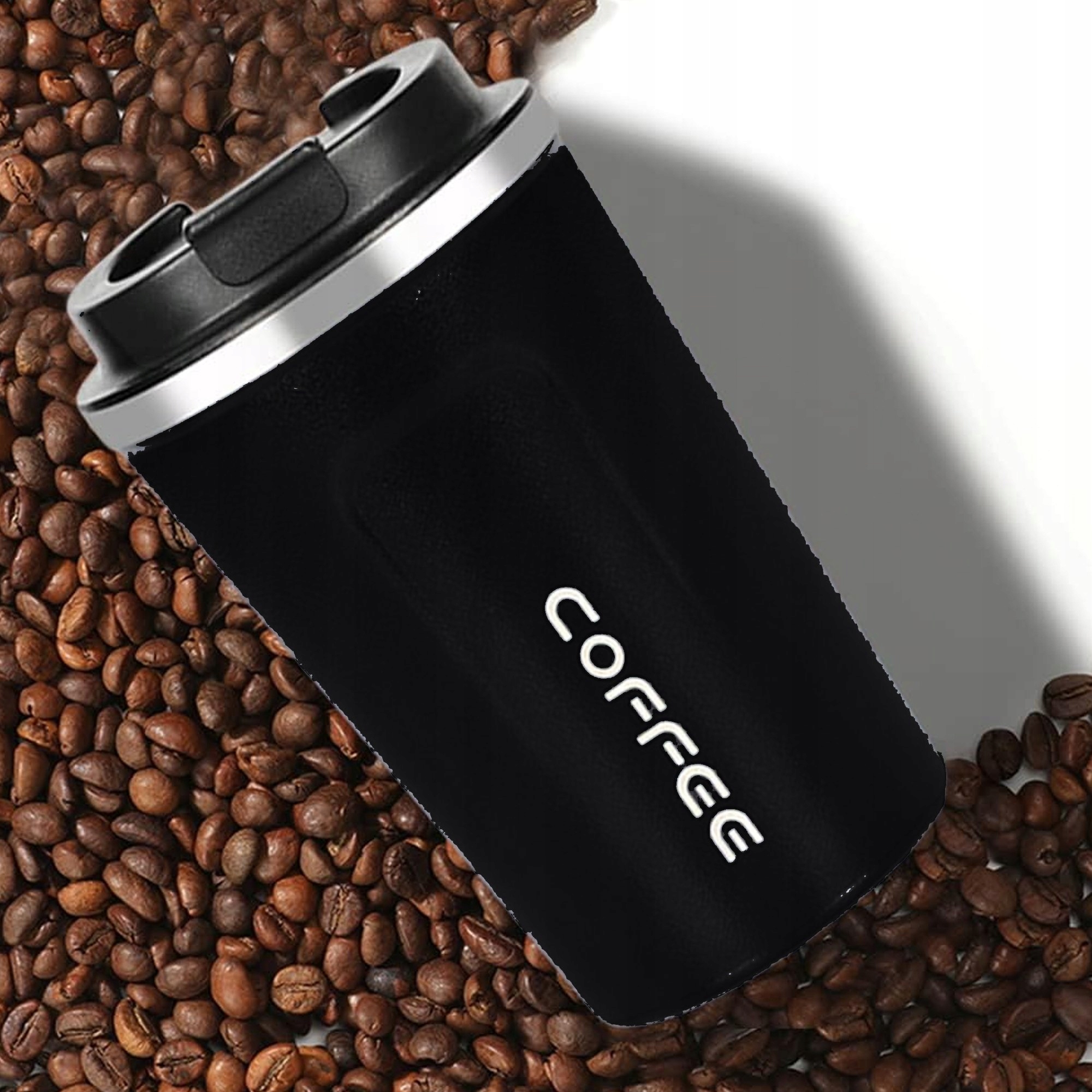 KUBEK TERMICZNY NA KAWĘ HERBATĘ TERMOS 510ML WYŚWIETLACZ EKRAN LCD SMART Maksymalne utrzymanie ciepła do 8 h