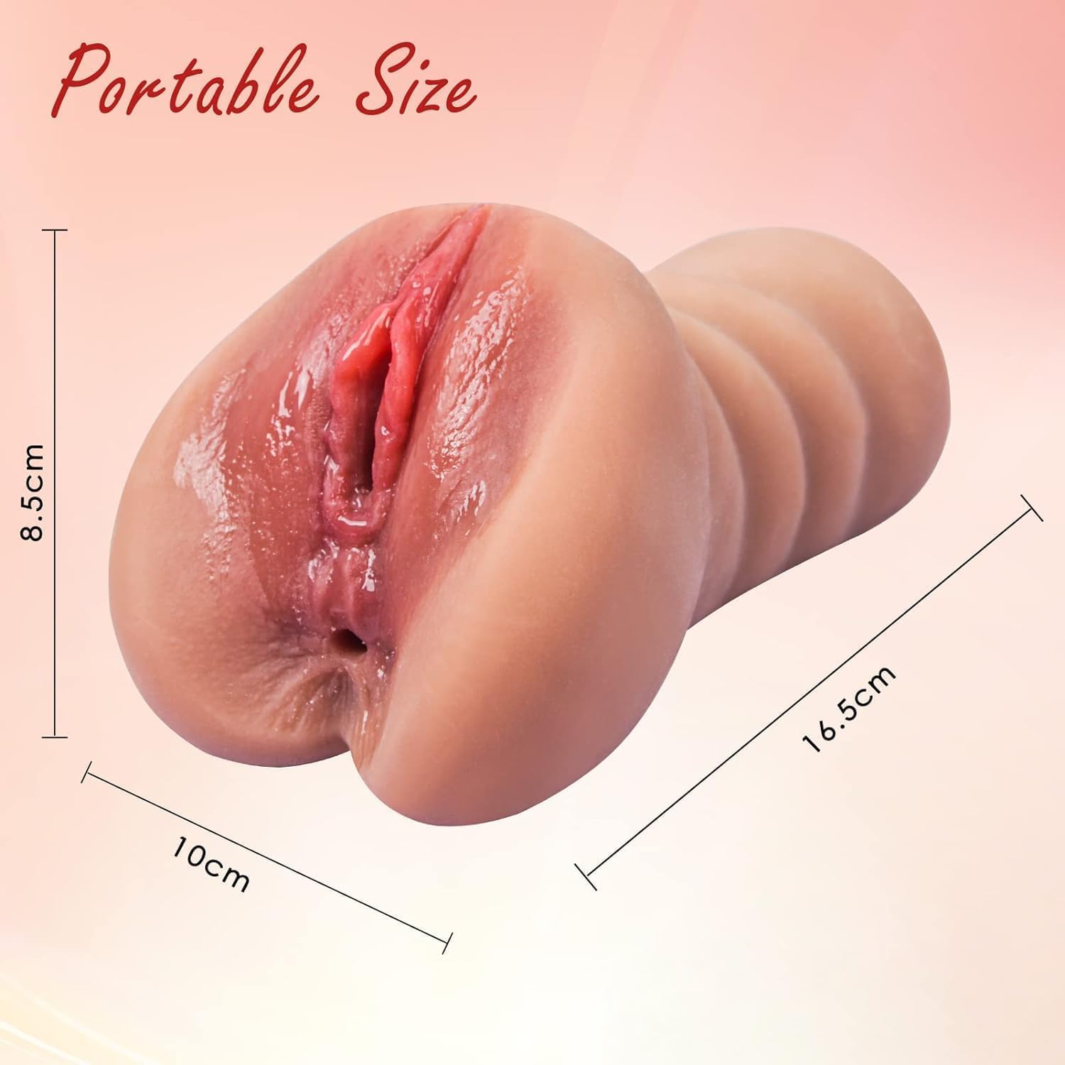 REALISTISCHER Masturbator Dla Mężczyzn 3D Vagina Klitoris Anal Sex Zabawka — miniatura 2