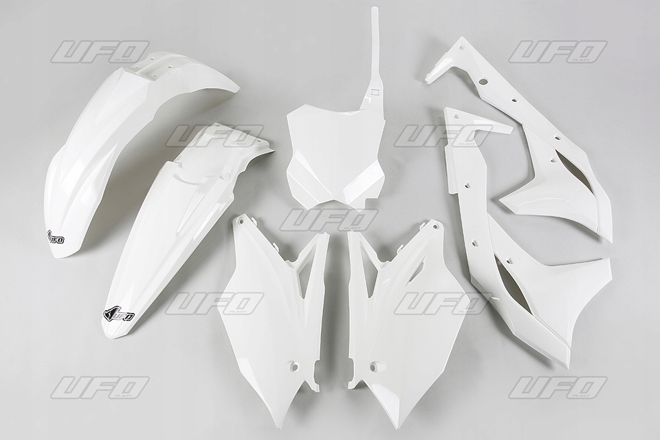 Ufo Sada plastov Kawasaki Kxf 250 '17 Farba Biela (Ka224E047)