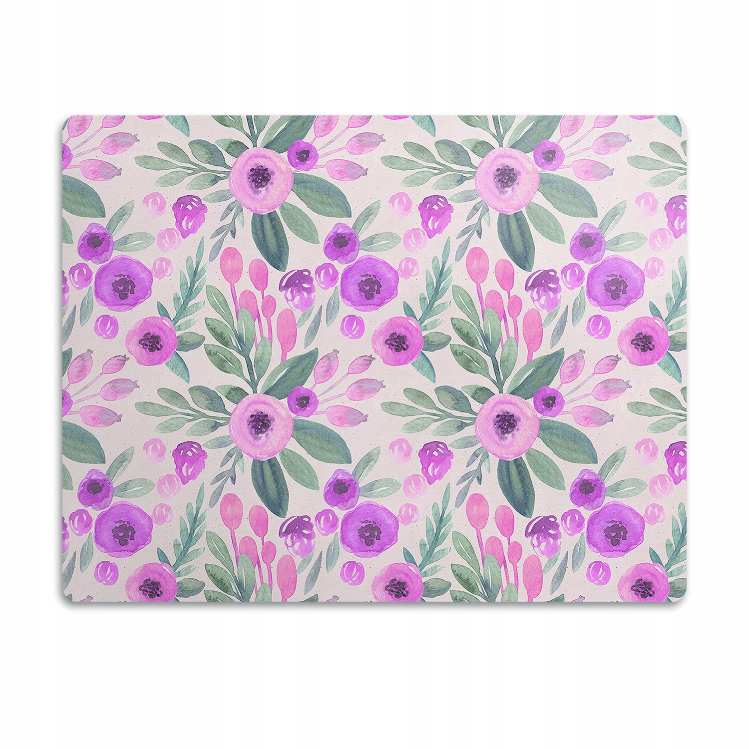 Ochranná podložka pod misky Květinový vzor 60x40 cm