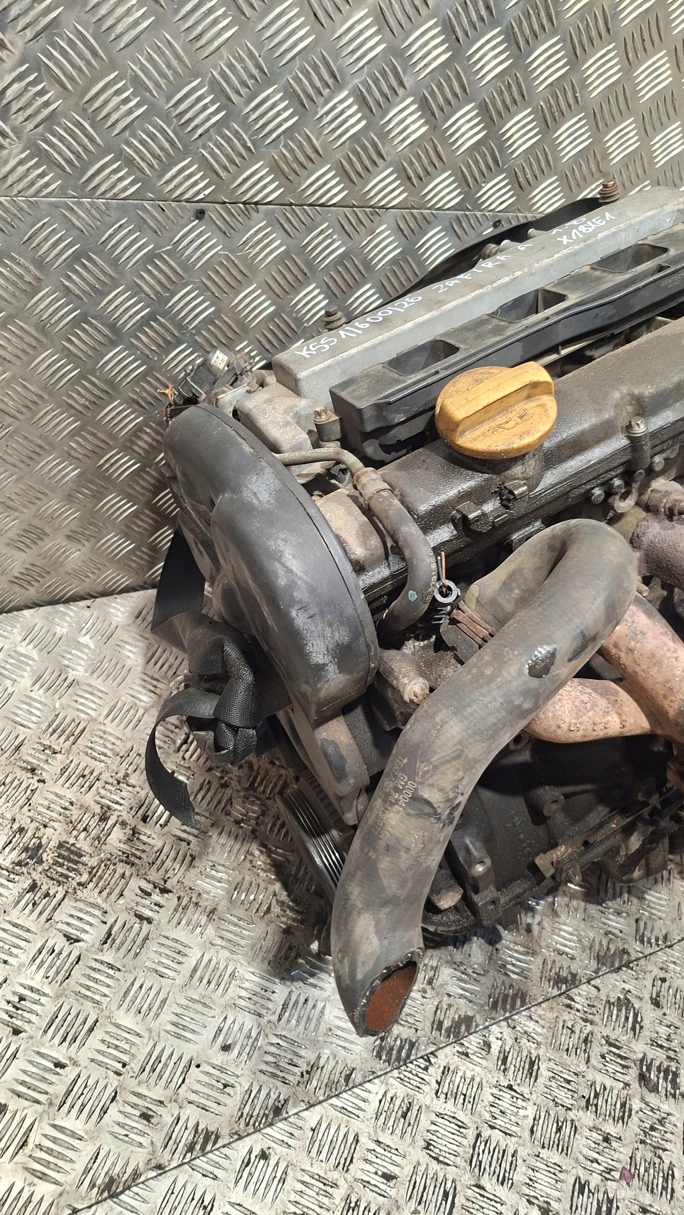 engine unprotected pillar OPEL ZAFIRA A 1.8 X18XE1