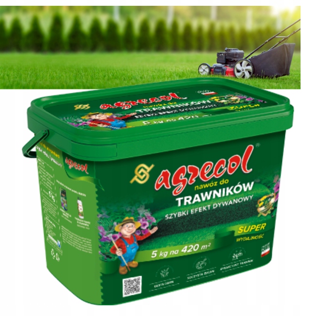 

Nawóz do trawy Szybki Efekt Dywanu Agrecol 5KG