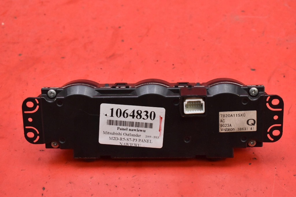control panel air conditioning devices KLIMY 7820A115XC MITSUBISHI OUTLANDER 2 II 09-13