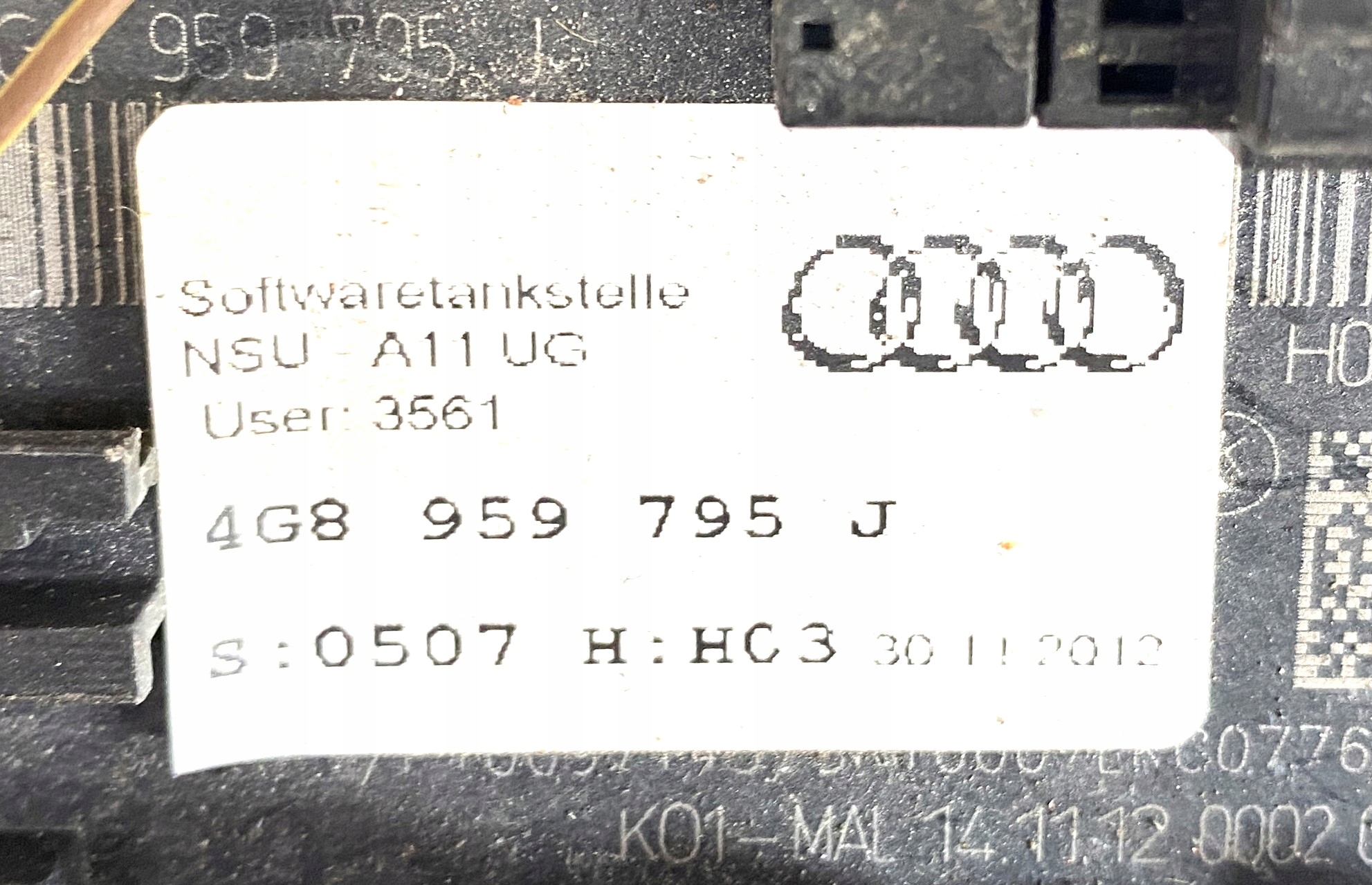 control unit module door tylnych AUDI A7 A6 C7