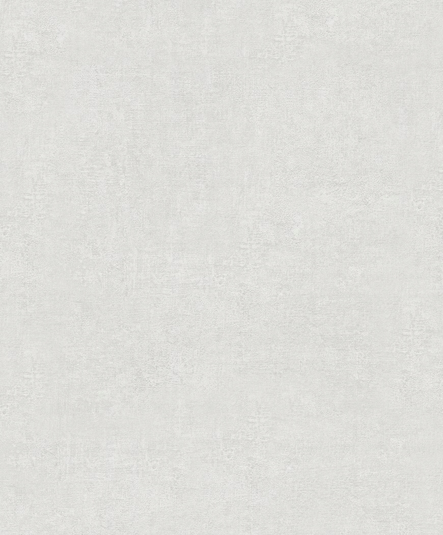 Tapeta napodobující roztřepenou omítku, světle šedá struktura na flizelině