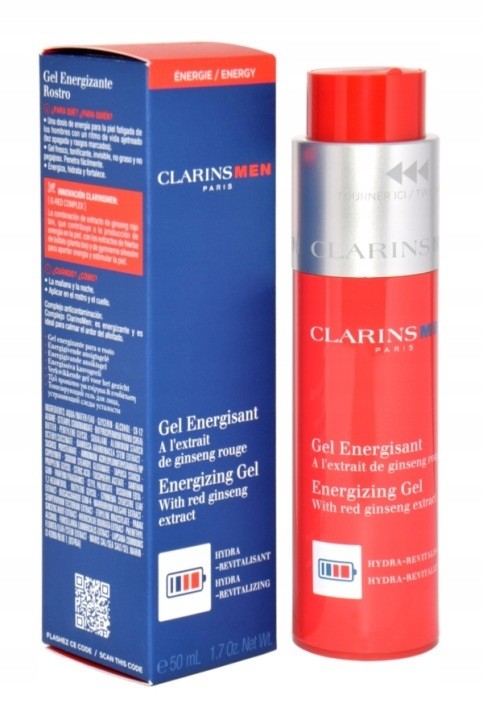 Clarins Men Energizing Gel gel na obličej 50 ml