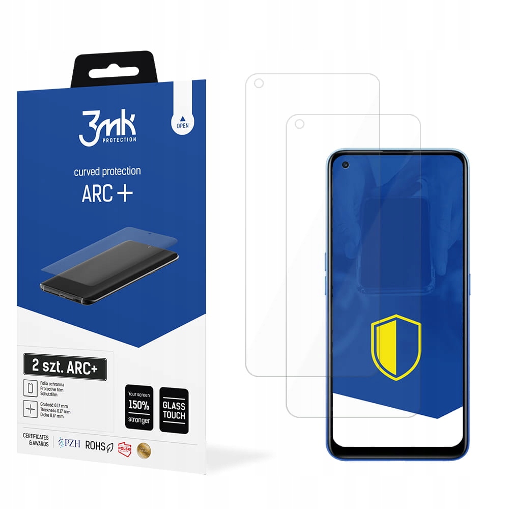 

2x Folia 3mk na cały ekran do Realme V15 5G Arc+