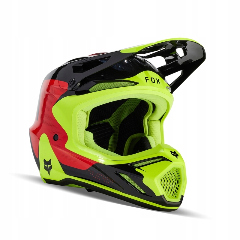 Prilba Fox V3 Revise Red/yellow M (M)