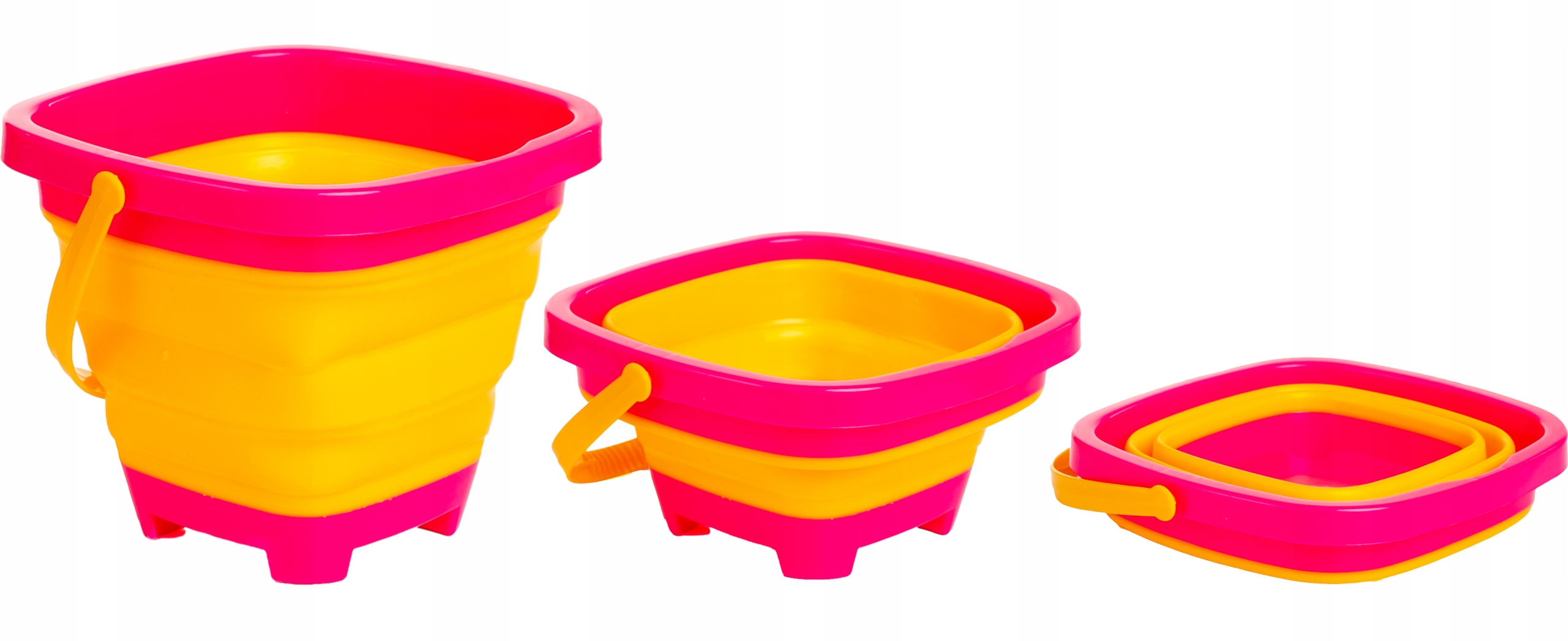 SKŁADANE WIADERKO Silikonowe do PIASKOWNICY Piasku Stan opakowania oryginalne