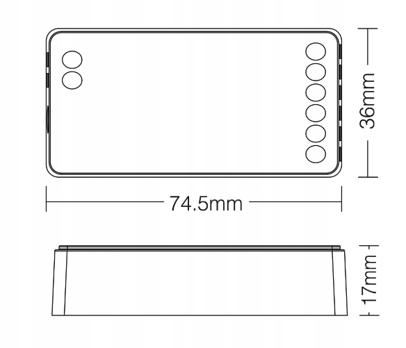 Mi-light Miboxer FUT035S STEROWNIK CCT Stan opakowania oryginalne