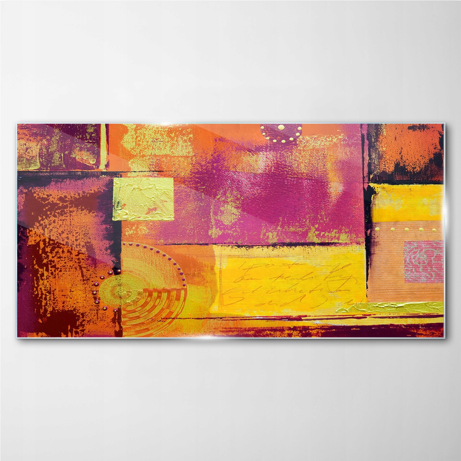 

Foto-obraz szklany Abstrakcja prostokąty 100x50 cm